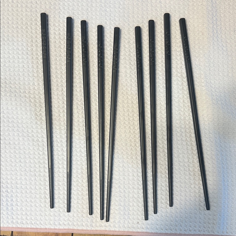 Set of Black Chopsticks